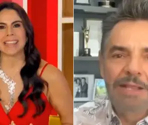 Difunden video de Eugenio Derbez haciendo llorar a Paola Rojas en su debut en Imagen Televisión