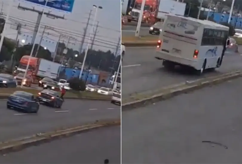 El suceso ocurri&oacute; en cuesti&oacute;n de segundos