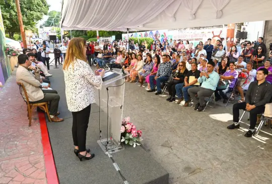 Margarita González Saravia anuncia estrategia para erradicación de violencia contra mujeres.