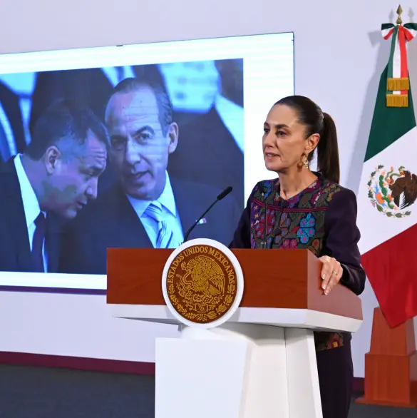 Ahora resulta que no se dio cuenta: Sheinbaum tunde a Calderón tras carta sobre García Luna