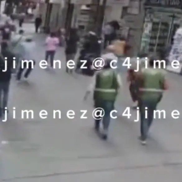 Filtran nuevo video del atentado contra Diana Sánchez Barrios en el Centro Histórico