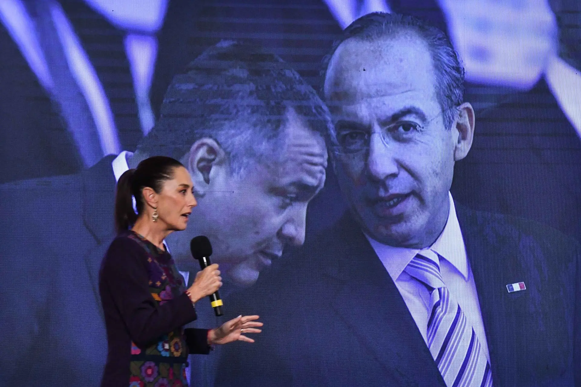 Sheinbaum criticó a Felipe Calderón. Cuartoscuro.