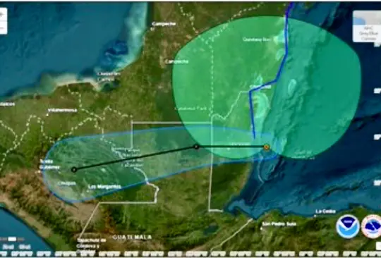 Tormenta Nadine: Estados afectados en las próximas 48 horas