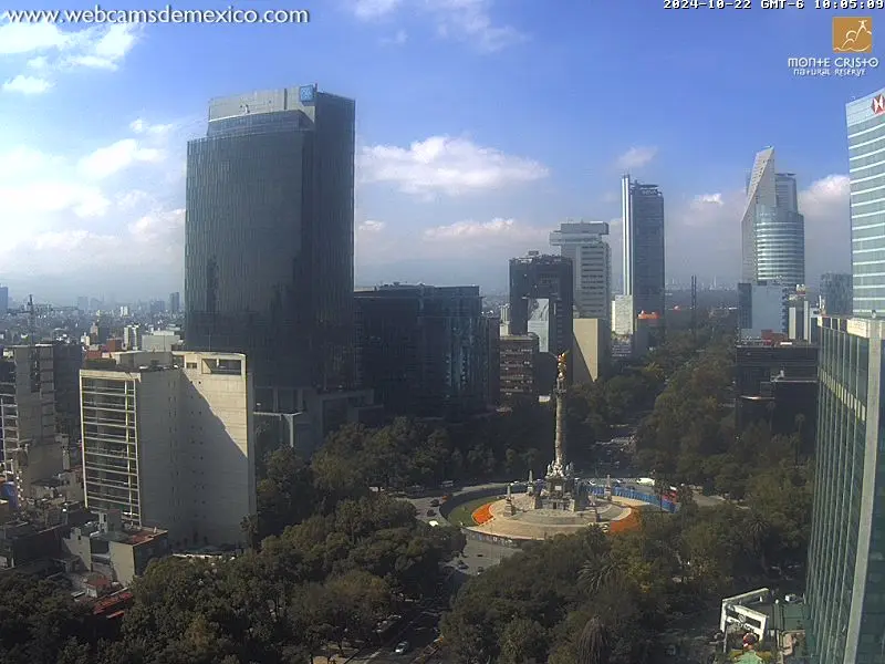 El Ángel se encuentra sin daños X: @webcamsdemexico