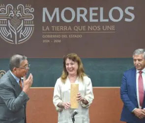 Gobernadora de Morelos recibe al alcalde Noboru Hirabayashi de Ōtaki, Japón