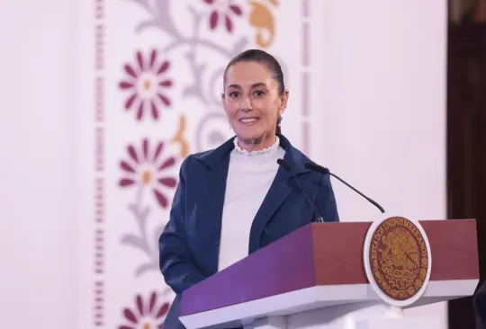 Claudia Sheinbaum, presidenta de México en conferencia de prensa hoy 24 de octubre de 2024.