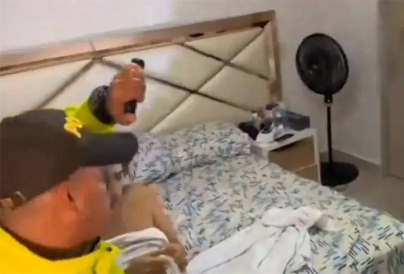 El momento de la detención de La Reina El momento de la detención de La Reina