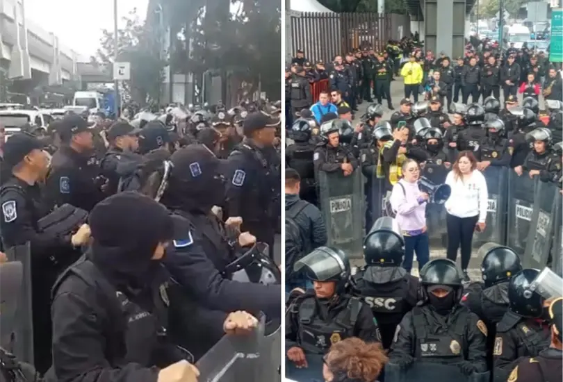 Los trabajadores del Poder Judicial en el aut&oacute;dromo Hermanos Rodr&iacute;guez.