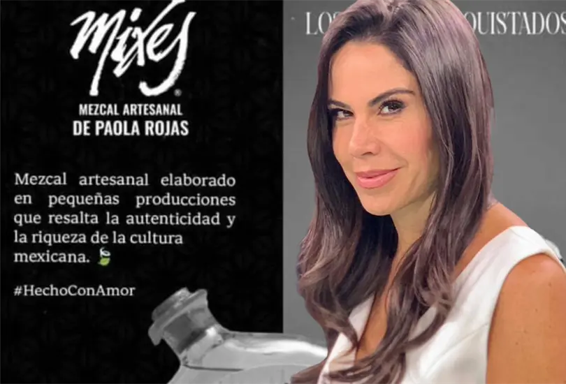 Tunden a Paola Rojas tras lanzamiento de su mezcal Mixes