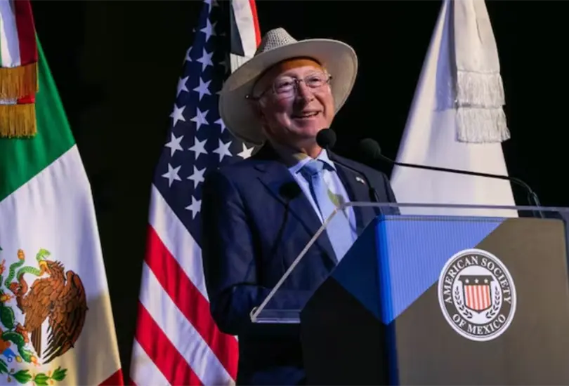 Ken Salazar, embajador de Estados Unidos en M&eacute;xico.