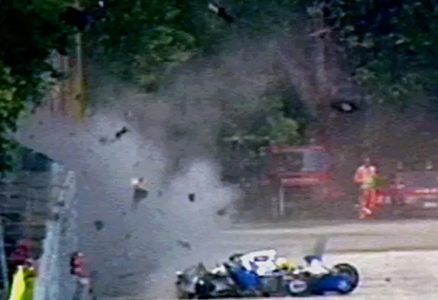 Así quedó captado el choque de Ayrton Senna Especial