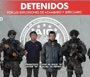 Detienen a criminales que activaron coches bomba en Guanajuato