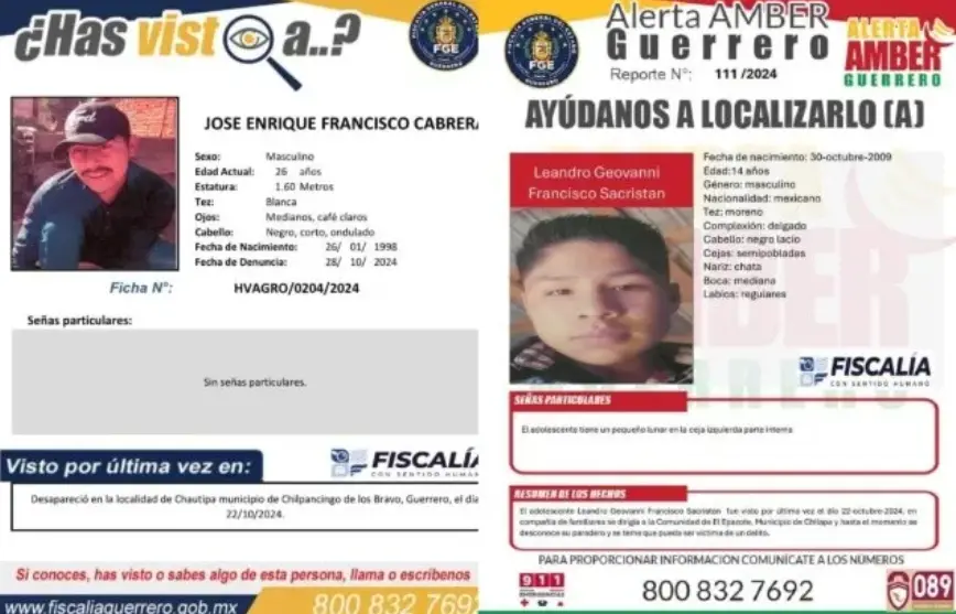 Fiscal&iacute;a de Guerrero / Alerta Amber Guerrero