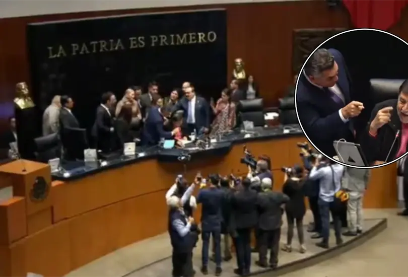 El video se al menos un minuto de duraci&oacute;n muestra la discusi&oacute;n entre ambos pol&iacute;ticos