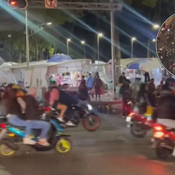 Rodada del Terror en CDMX se sale de control: motociclistas asaltan a conductor y realizan disparos en gasolinera