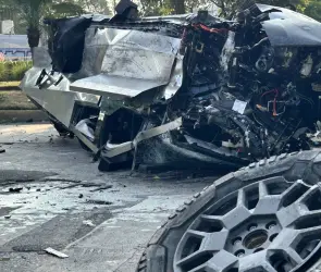 ¡Por segunda ocasión! Una Cybertruck de Tesla se estrella en Guadalajara; hay heridos