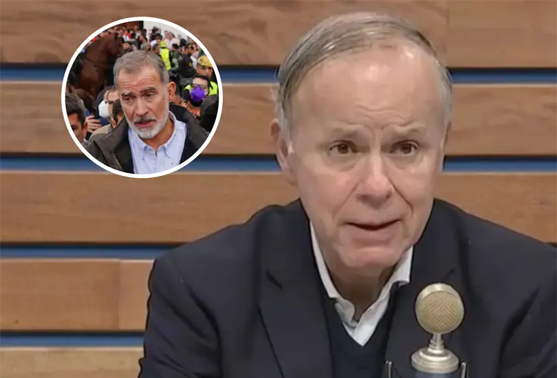 Ciro G&oacute;mez Leyva fue criticado por defender al rey de Espa&ntilde;a.