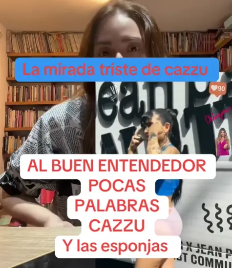 Maryfer Centeno notó una mirada triste en Cazzu Captura de pantalla