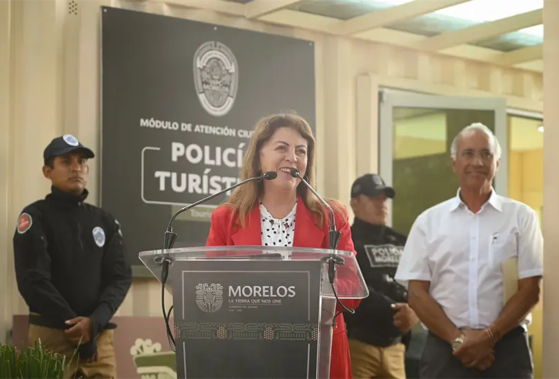 Margarita Gonz&aacute;lez pone en marcha la Polic&iacute;a Tur&iacute;stica en Cuernavaca
