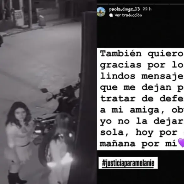 Hablemos de Danna, la amiga que defendió a Melanie de la golpiza de su novio