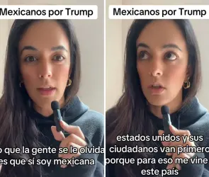 EEUU y sus ciudadanos van primero, para eso me vine": mexicana que votó por Trump