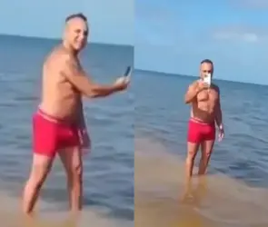 Extranjero prohíbe a pescador mexicano trabajar en una playa en Yucatán: "es mi mar"