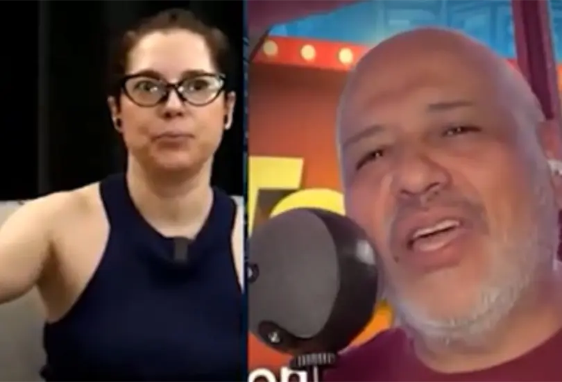 Ren&eacute; Franco corre en vivo a Fernanda Ostos