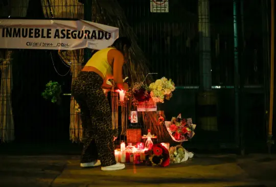 Homenaje a víctima de ataque en bar Los Cantaritos