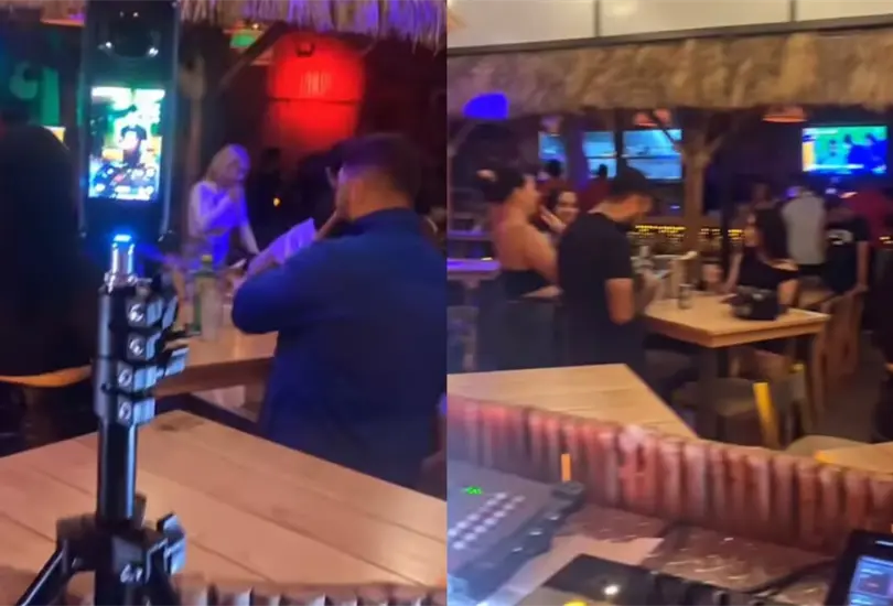 As&iacute; se disfrutaba la noche en el bar Los Cantaritos momentos antes de la tragedia.