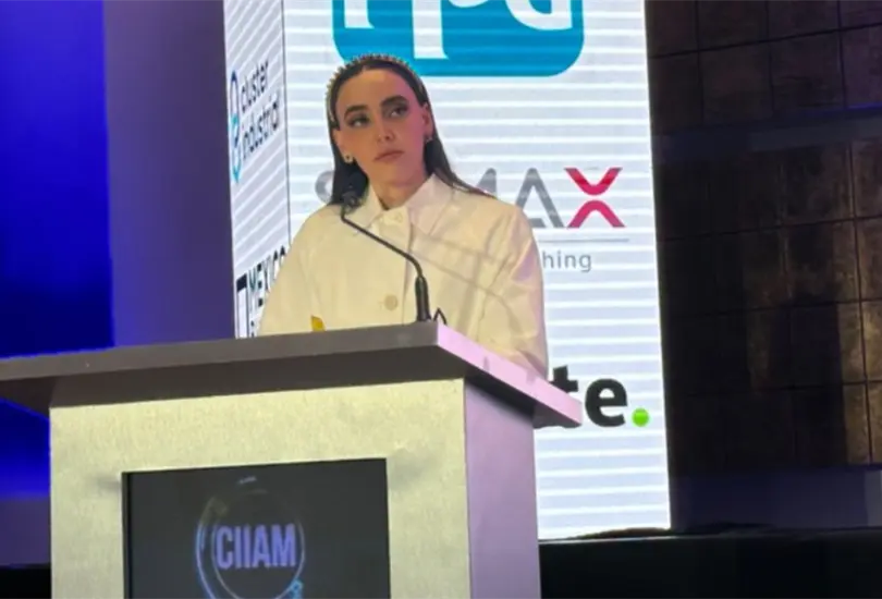 Altagracia G&oacute;mez en su participaci&oacute;n en el congreso internacional CIIAM 2024. 