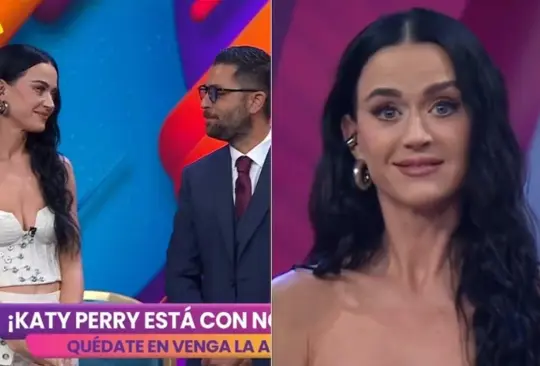 Katy Perry lució incomoda durante su participación en Venga La Alegría.