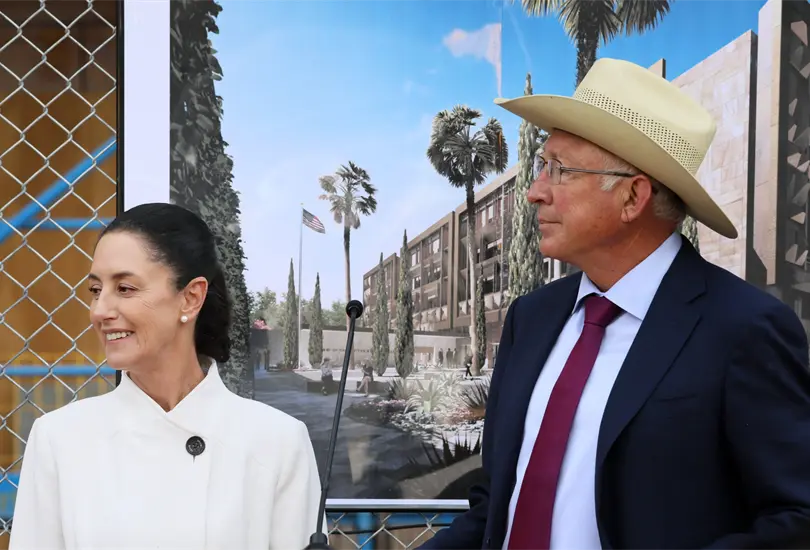 Ken Salazar y Claudia Sheinbaum ya se hab&iacute;a reunido en ocasiones previas.