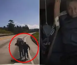 Conductor de tráiler graba su asalto y secuestro, aún no aparece: "Ya valió verg*, mijo"