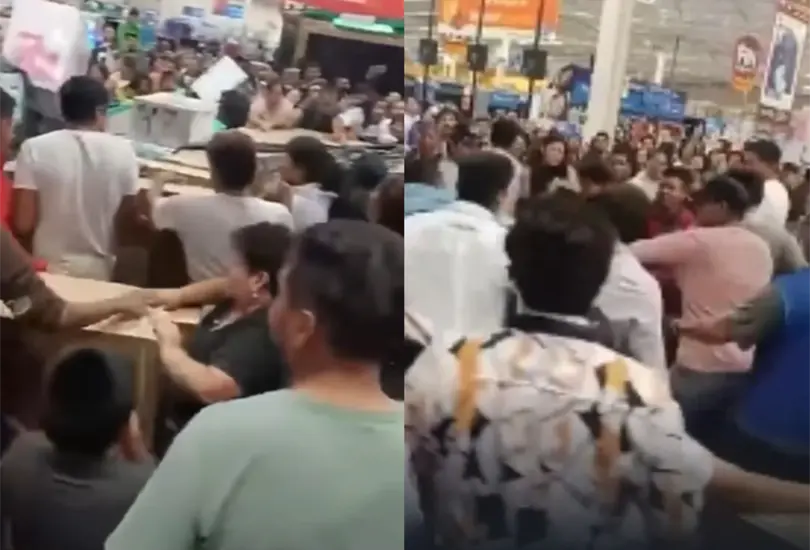 Los hechos ocurrieron en una tienda de Walmart en Tehuac&aacute;n, Puebla.