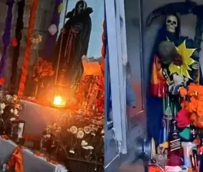 Asesinan a quinceañera frente al altar de la Santa Muerte en su casa 