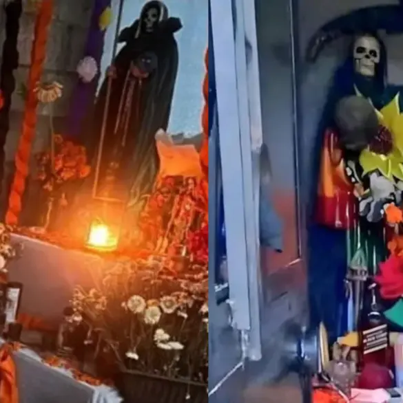 Asesinan a quinceañera frente al altar de la Santa Muerte en su casa 