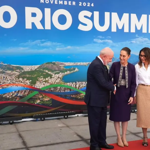 VIDEO: Así fue el recibimiento de Lula da Silva a Claudia Sheinbaum en el G20