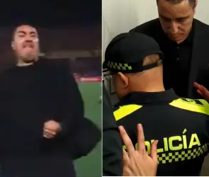 Detienen a entrenador mexicano por pol&eacute;micos festejos en Cl&aacute;sico de Medell&iacute;n