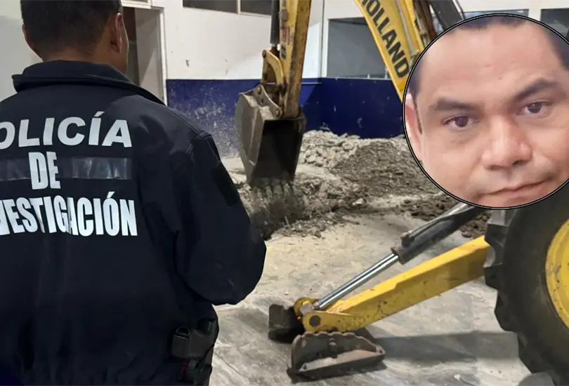Varios elementos de la polic&iacute;a se reunieron para buscar el cuerpo de Manuel