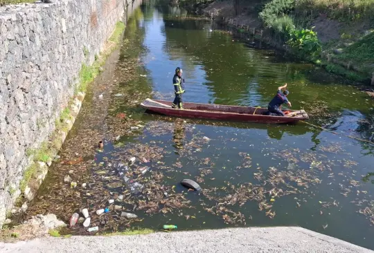 Un equipo de rescate llegó al lugar