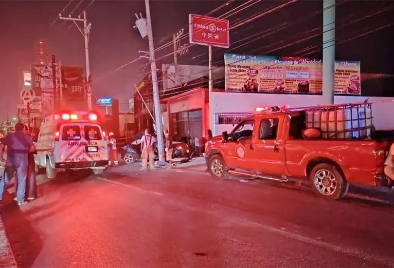 La joven muri&oacute; en el lugar del choque