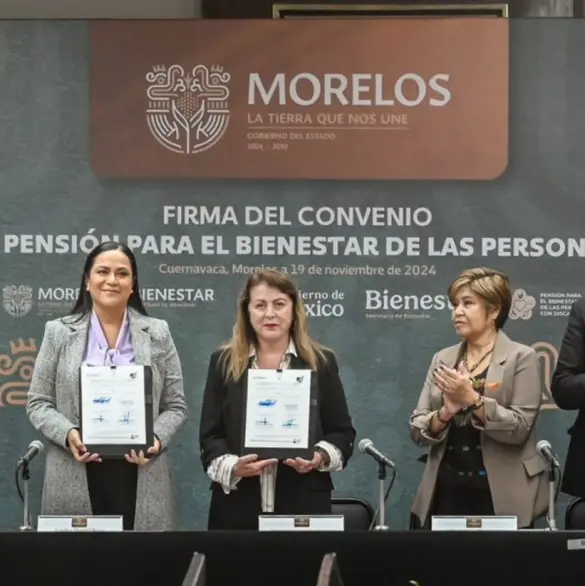 Anuncian pensión universal para personas con discapacidad en Morelos