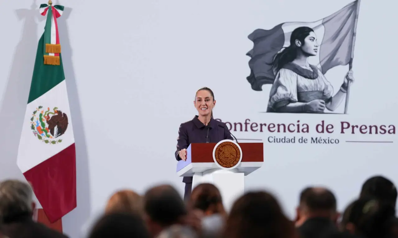  Claudia Sheinbaum en conferencia 