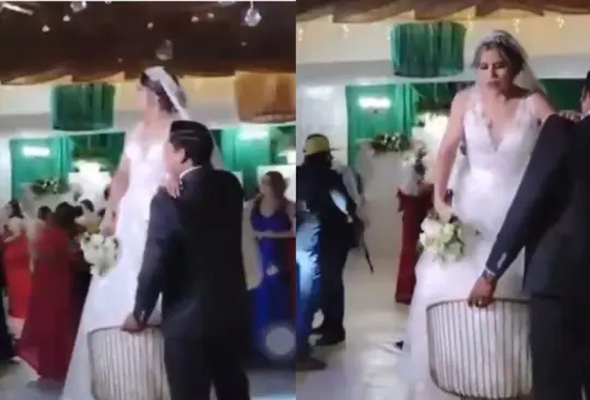 La boda se llevaba a cabo en el Casino del Pueblo de Jalapa, Tabasco.