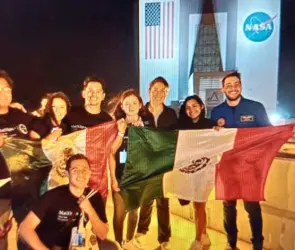 Mexicanos mandan al espacio material inteligente en cohete de Elon Musk