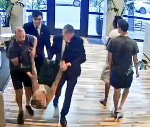 Liam Payne trató de escapar del hotel por el balcón | FOTOS