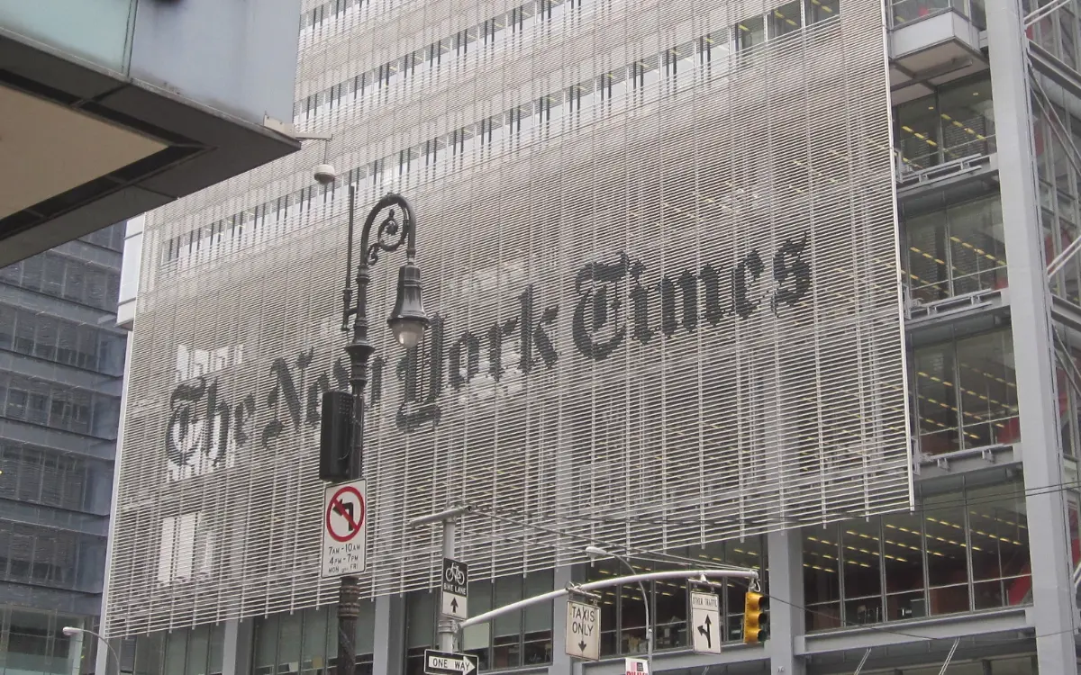  Sede el New York Times en Manhattan 