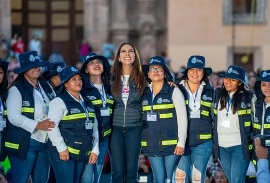 Libia Dennise apoya en la seguridad de las mujeres