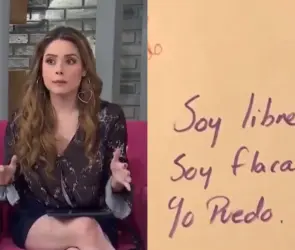 Tunden a Maryfer Centeno por decir que se puede bajar de peso escribiendo
