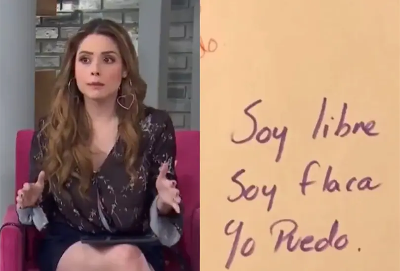 Maryfer Centeno asegura que se puede bajar de peso por medio de la escritura. Maryfer Centeno asegura que se puede bajar de peso por medio de la escritura.